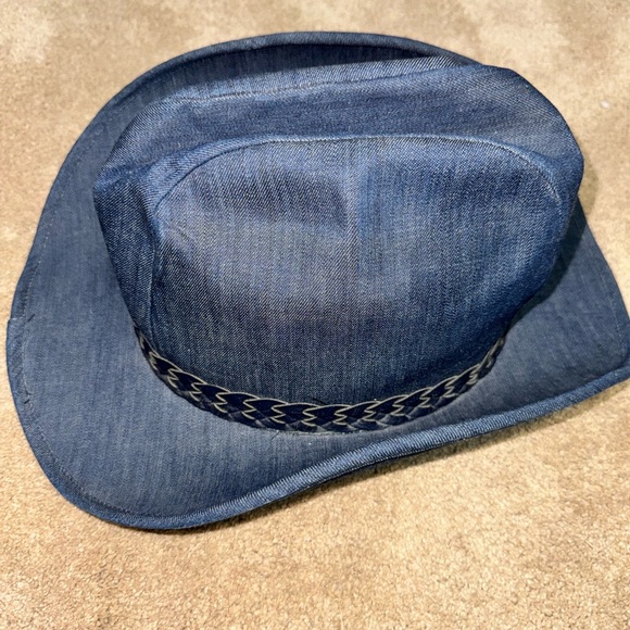 Vintage United Hatters Cap denim cowboy hat